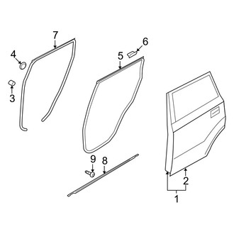 Kia OE - Rear Door - Door & Components