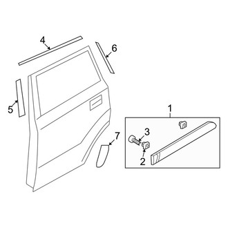 Kia OE - Rear Door - Exterior Trim