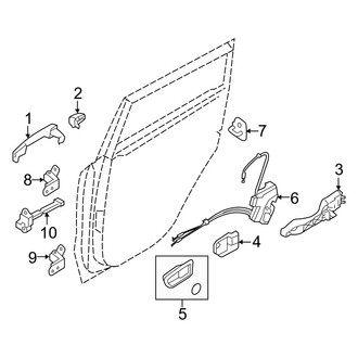 Kia OE - Rear Door - Lock & Hardware