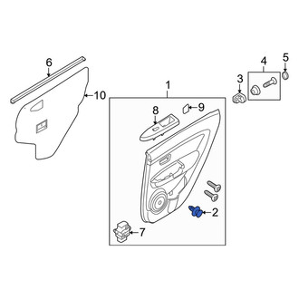 Kia OE - Rear Door Interior Trim Panel Retainer