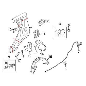 Kia OE - Quarter Panel - Exterior Trim
