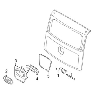 Kia OE - Lift Gate - Exterior Trim
