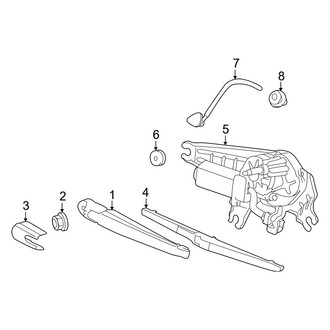 Kia OE - Lift Gate - Wiper & Washer Components
