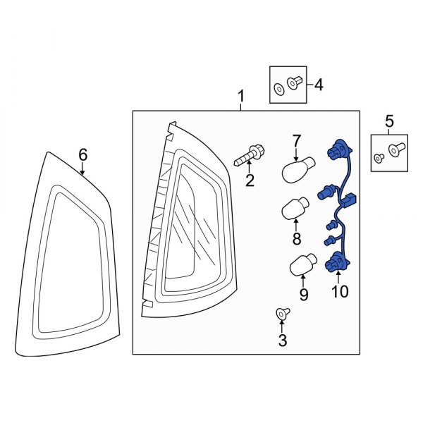 Tail Light Socket