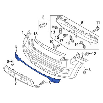 Kia OE - Rear Upper Bumper Trim