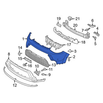 Kia OE - Front Upper Bumper Cover