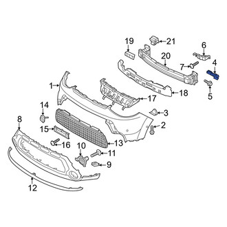 Kia OE - Left Outer Bumper Cover Bracket