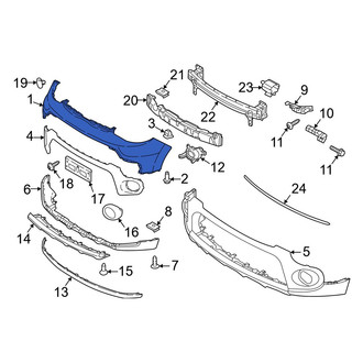 Kia OE - Rear Upper Bumper Cover