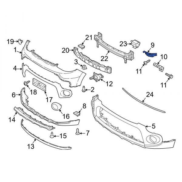 Bumper Cover Bracket