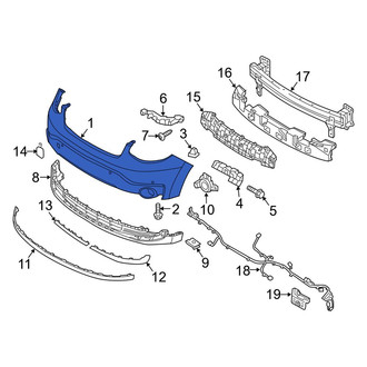 Kia OE - Rear Upper Bumper Cover