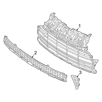 Kia OE - Front Bumper - Grille & Components (Base / ! / +)