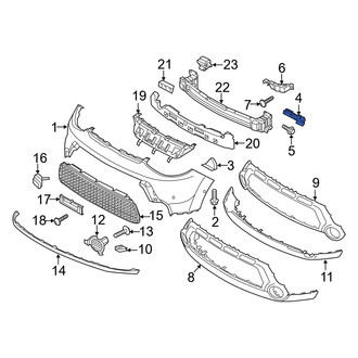 Kia OE - Right Outer Bumper Cover Bracket