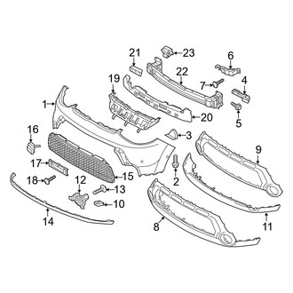 Kia OE - Front Bumper - Bumper & Components (! / +)