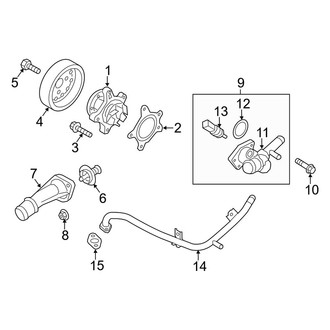 Kia OE - Cooling - Water Pump (Gas)