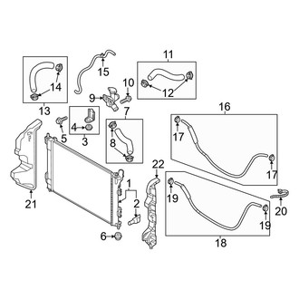 Kia OE - Cooling - Radiator & Components (2.0L)