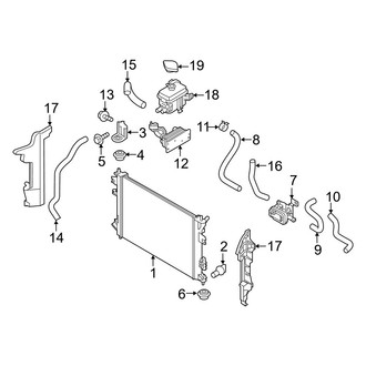 Kia OE - Cooling - Radiator & Components (Base / + / E)
