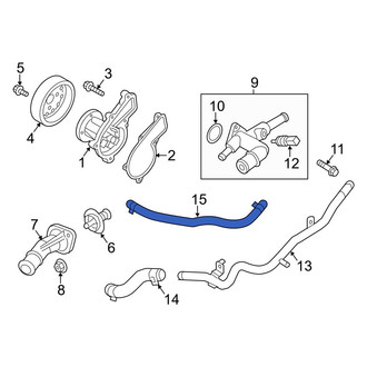 Kia OE - Engine Coolant Bypass Hose
