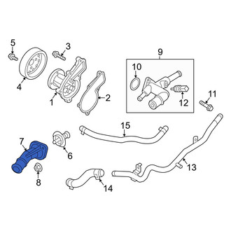 Kia OE - Engine Coolant Thermostat Housing