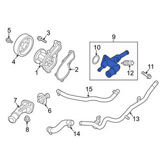Kia OE - Engine Coolant Outlet Flange