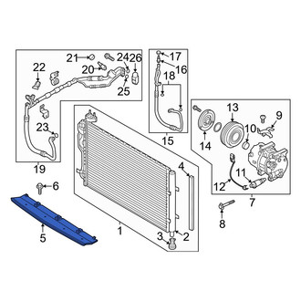 Kia OE - Lower Radiator Support Air Deflector