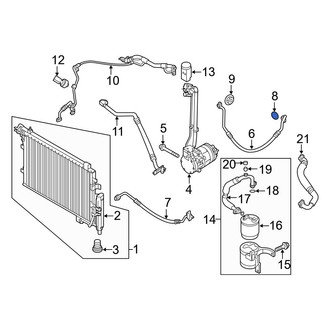 Kia OE - A/C Refrigerant Line O-Ring