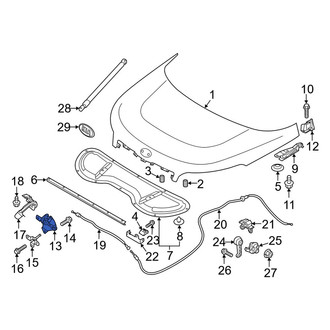 Kia OE - Front Hood Latch