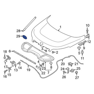 Kia OE - Front Hood Emblem