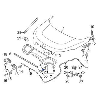 Kia OE - Front Hood Stop Buffer