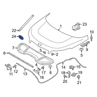 Kia OE - Front Hood Emblem
