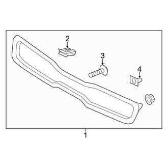 Kia OE - Hood & Grille - Grille & Components (Base / ! / +)