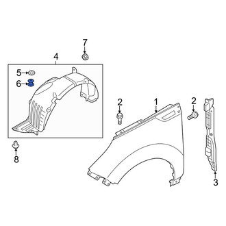 Kia OE - Brake Air Duct Rivet