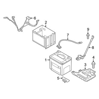 Kia OE - Electrical - Battery (Base / ! / +)
