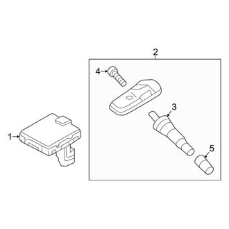 Kia OE - Electrical - Tire Pressure Monitor Components (Base / ! / +)
