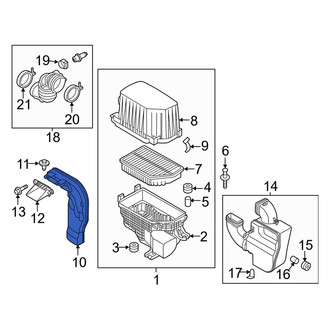 Kia OE - Engine Air Intake Hose