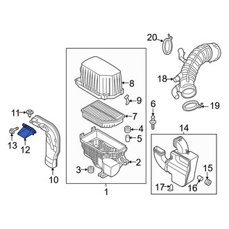 Kia OE - Engine Air Intake Hose Debris Screen