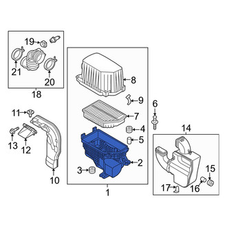 Kia OE - Lower Air Filter Housing