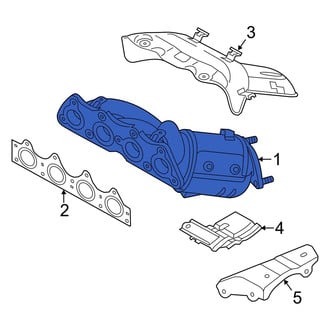 Kia OE - Catalytic Converter with Integrated Exhaust Manifold