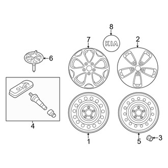 Kia OE - Wheels (16"), (Base / ! / +)