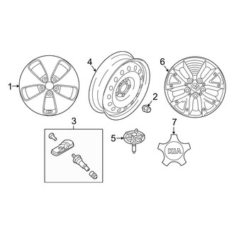Kia OE - Wheels (16"), (Base / + / E)