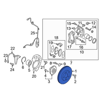 Kia OE - Front Disc Brake Rotor
