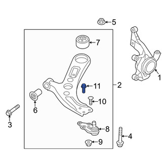 Kia OE - Inner Suspension Ball Joint Bolt