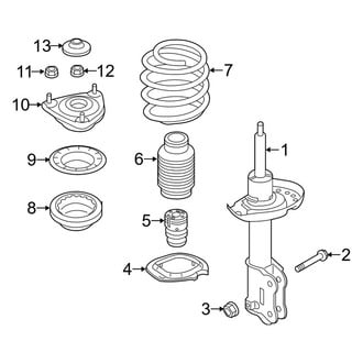 Kia OE - Front Suspension - Struts & Components (Base / ! / +)
