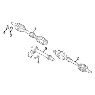 Kia OE - Front Suspension - Drive Axles