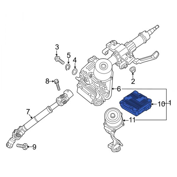 kia-oe-56340b2000-steering-column-control-module