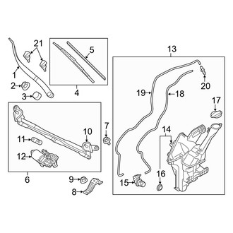 Kia OE - Windshield - Wiper & Washer Components