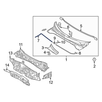 Kia OE - Rear Liftgate Washer Hose