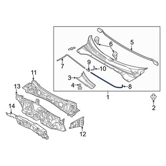 Kia OE - Front Windshield Washer Hose