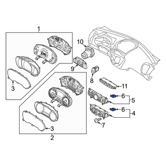 Kia OE - HVAC Temperature Control Panel Clip