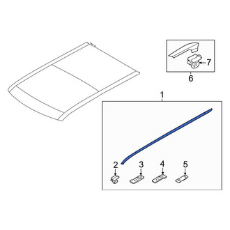 Kia OE - Right Roof Molding