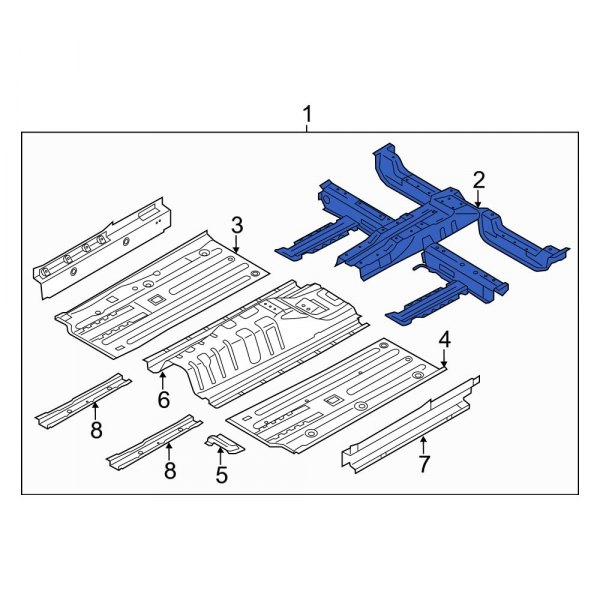 Floor Pan Crossmember